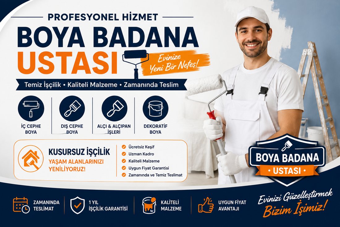 Gümüldür boya badana ustası – profesyonel boyacı